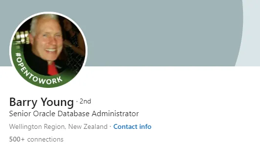 Barry Young and the data dump
