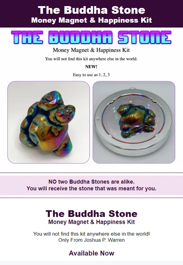 Buddha Stones and the Wishing Machine
