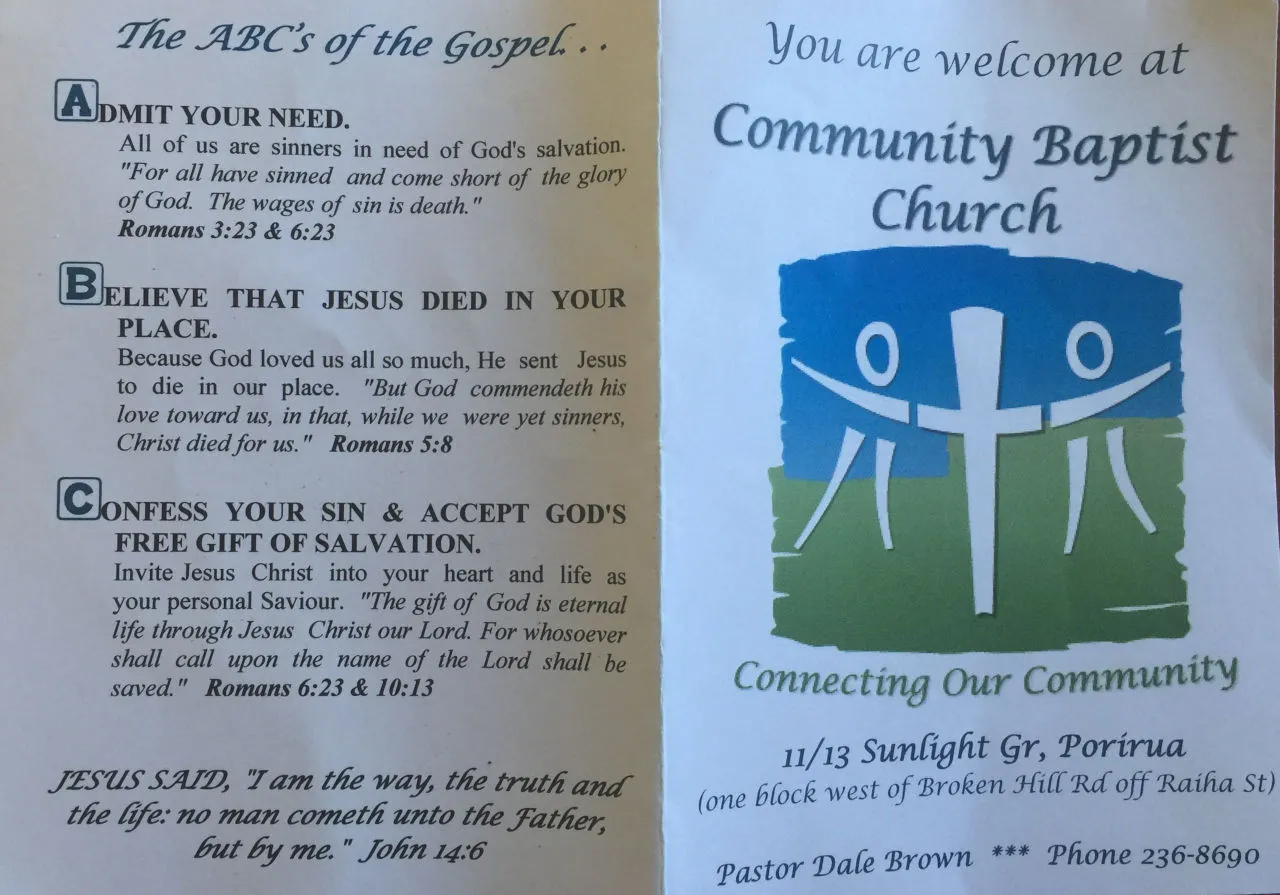 Children handed religious tracts at Halloween