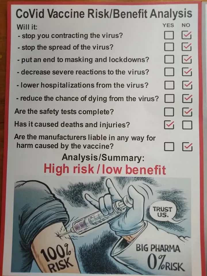Watch out for this new COVID pamphlet