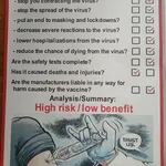 Watch out for this new COVID pamphlet