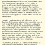 Chatting with Falun Gong members