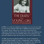 Who wrote Anne Frank's diary?