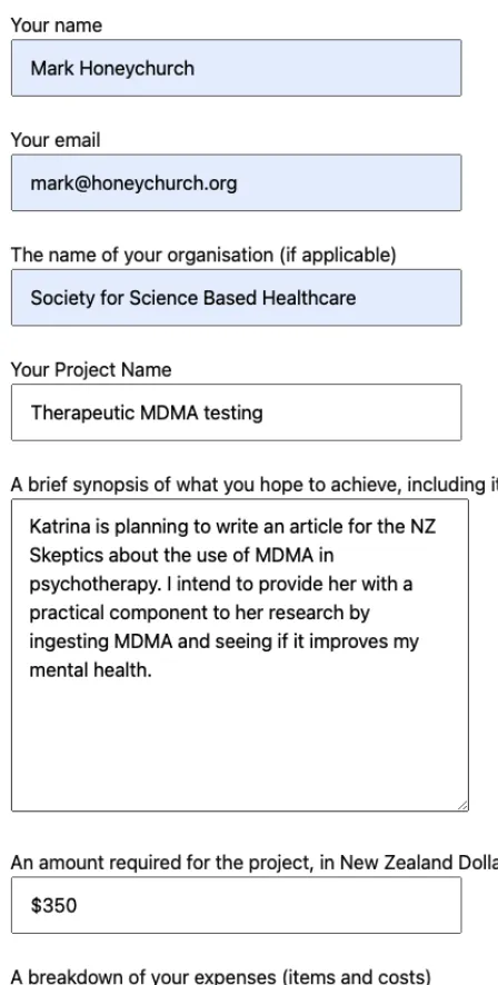 Way remains murky for MDMA assisted therapy