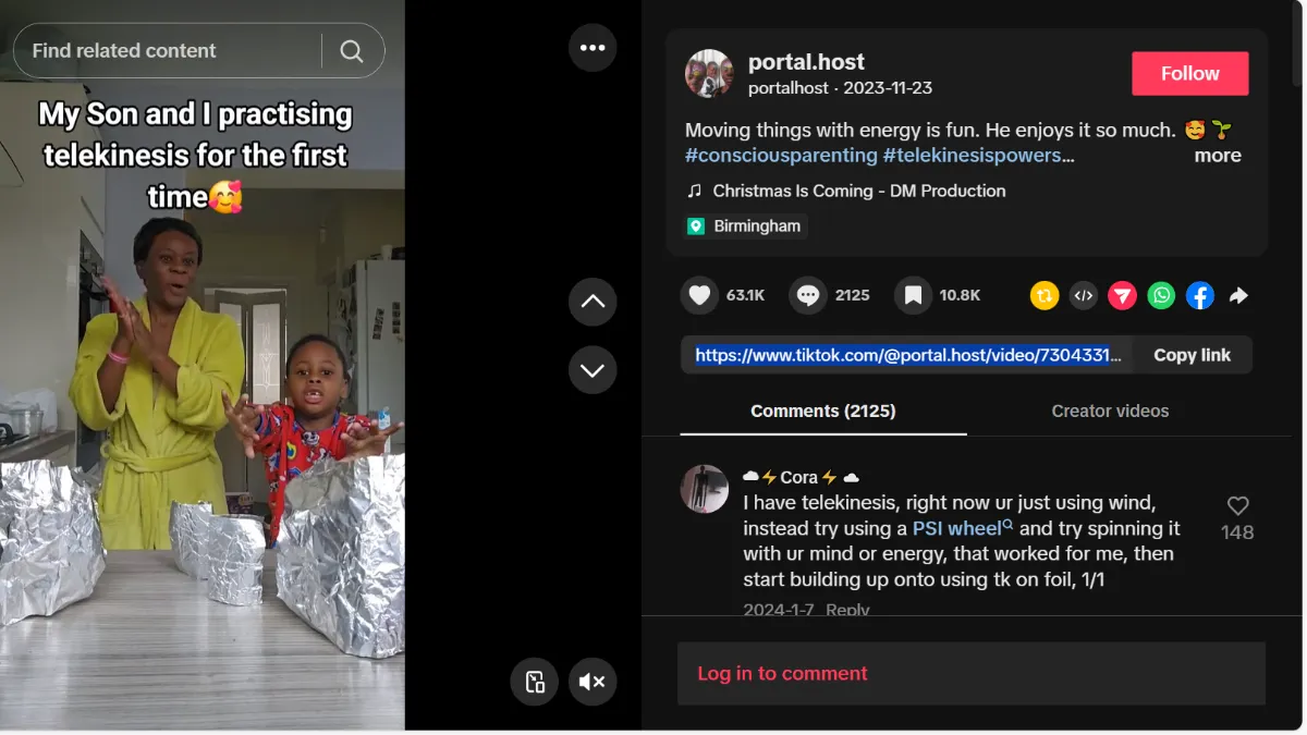 TikTok Telekinesis: Fun or Foily