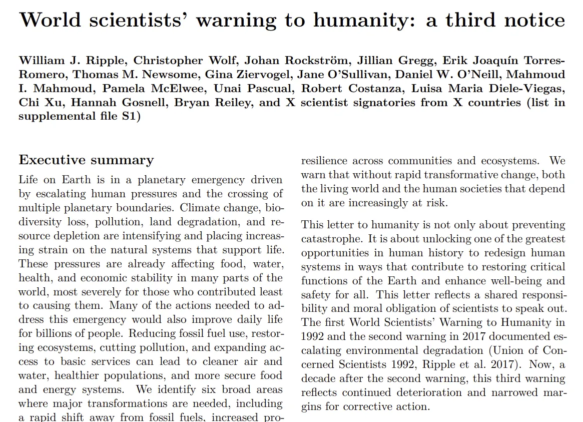 More climate fringy stuff